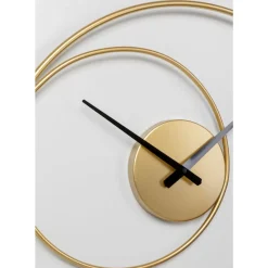 Uhren-KARE Design Wanduhr Circular Gold O74Cm