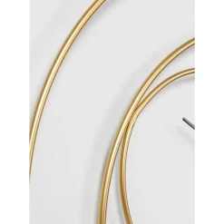 Uhren-KARE Design Wanduhr Circular Gold O74Cm