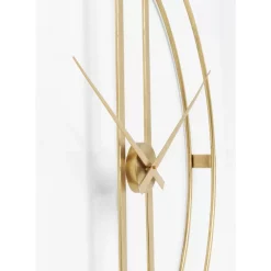 Uhren-KARE Design Wanduhr Clip Gold O107Cm