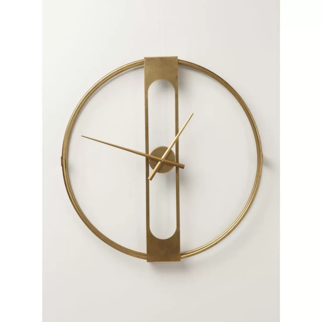 Uhren-KARE Design Wanduhr Clip Gold O60Cm