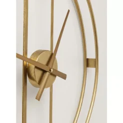 Uhren-KARE Design Wanduhr Clip Gold O60Cm