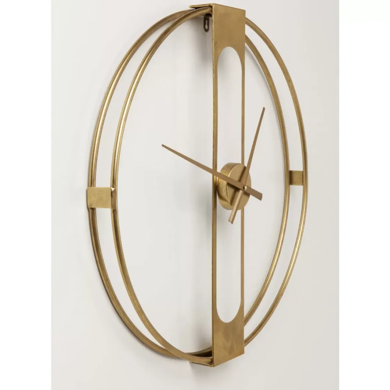Uhren-KARE Design Wanduhr Clip Gold O60Cm