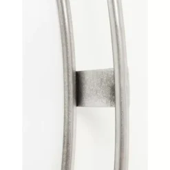 Uhren-KARE Design Wanduhr Clip Silber O60Cm