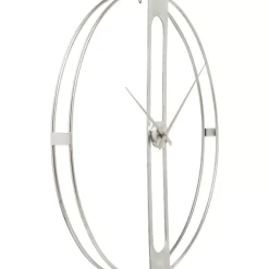Uhren-KARE Design Wanduhr Clip Silber O60Cm
