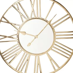 Uhren-KARE Design Wanduhr Giant Gold O80Cm