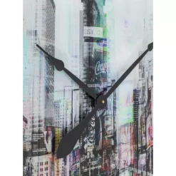 Uhren-KARE Design Wanduhr Glas Times Square O80Cm