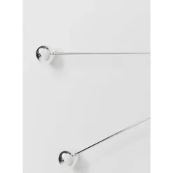 Uhren-KARE Design Wanduhr Like Umbrella Balls Chrome
