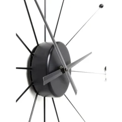 Uhren-KARE Design Wanduhr Like Umbrella Black