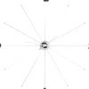 Uhren-KARE Design Wanduhr Like Umbrella Chrome