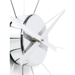 Uhren-KARE Design Wanduhr Like Umbrella Chrome