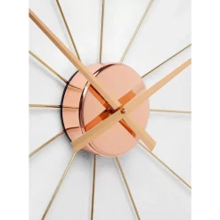 Uhren-KARE Design Wanduhr Like Umbrella Rosegold