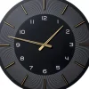 Uhren-KARE Design Wanduhr Lio Schwarz O60