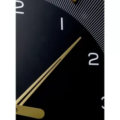 Uhren-KARE Design Wanduhr Lio Schwarz O60