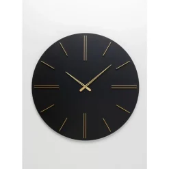 Uhren-KARE Design Wanduhr Luca Schwarz O70Cm