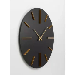 Uhren-KARE Design Wanduhr Luca Schwarz O70Cm