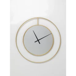 Uhren-KARE Design Wanduhr Magnificent Gold O90Cm