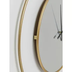 Uhren-KARE Design Wanduhr Magnificent Gold O90Cm