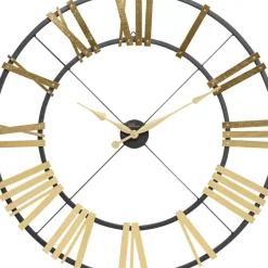 Uhren-KARE Design Wanduhr Nevio Brass O95Cm