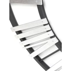 Uhren-KARE Design Wanduhr Nevio Silber O95Cm