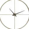 Uhren-KARE Design Wanduhr Simple Pure Brass O95Cm