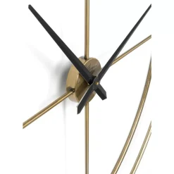 Uhren-KARE Design Wanduhr Simple Pure Brass O95Cm