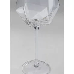 Geschirr & Tischaccessoires-KARE Design Weinglas Diamond Gold Rim