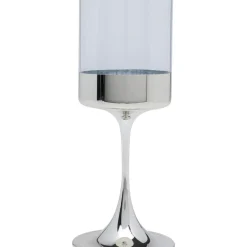 Geschirr & Tischaccessoires-KARE Design Weinglas Electra Silber