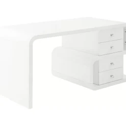 Tische-KARE Design White Club Schreibtisch Snake 150X70Cm