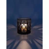 Kerzenständer & Laternen-KARE Design Windlicht Hayat Schwarz 15Cm