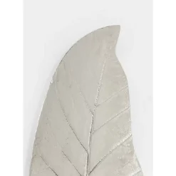 Kerzenständer & Laternen-KARE Design Windlicht Leaf Silber