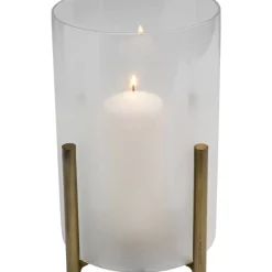 Kerzenständer & Laternen-KARE Design Windlicht Pillar Steam 25Cm