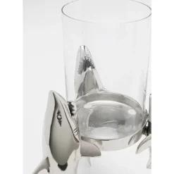 Kerzenständer & Laternen-KARE Design Windlicht Shark Family 23Cm