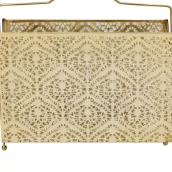 Zeitungsständer-KARE Design Zeitungsständer Basket Gold Gros