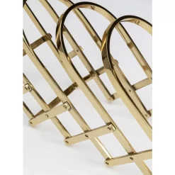 Zeitungsständer-KARE Design Zeitungsständer Flex Gold