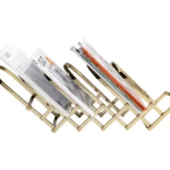 Zeitungsständer-KARE Design Zeitungsständer Flex Gold